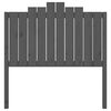 vidaXL Kopfteil Grau 106x4x110cm Massivholz Kiefer
