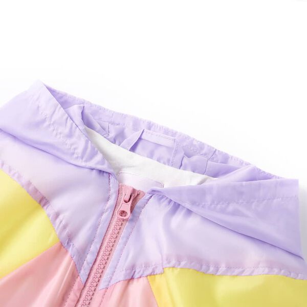 Kinder-Kapuzenjacke mit Reißverschluss Mehrfarbig 116