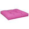 vidaXL Palettenkissen 2-tlg. Rosa Stoff