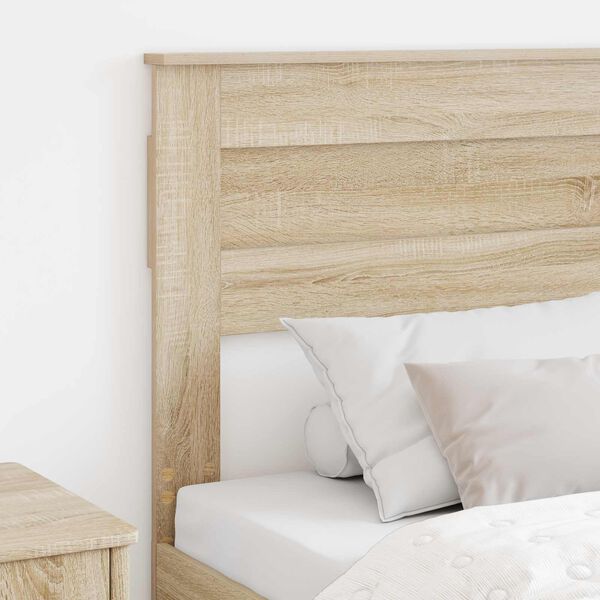vidaXL Kopfteil Sonoma-Eiche 100 cm Holzwerkstoff