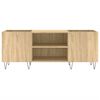 vidaXL Plattenschrank Sonoma-Eiche 121x38x48 cm Holzwerkstoff