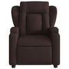 vidaXL Relaxsessel Dunkelbraun Stoff