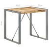 vidaXL Esstisch 80x80x75 cm Raues Mangoholz