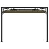 vidaXL Terrassen&uuml;berdachung mit Ausziehbarem Dach 3x3 m Taupe 180 g/m&sup2;