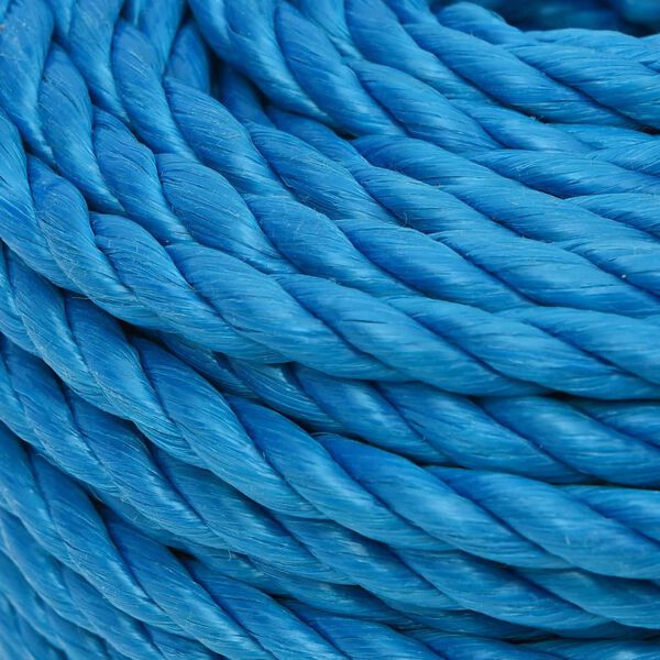 vidaXL Arbeitsseil Blau 12 mm 50 m Polypropylen