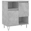 vidaXL Sideboards 3 Stk. Betongrau Holzwerkstoff