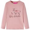 Kinder-Langarmshirt Rosa 104