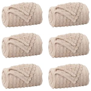 vidaXL Wohndecken 6 stk. Beige 240 x 220 cm 8.24 kg Fleece