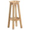 vidaXL Barhocker 2 Stk. Mango Massivholz