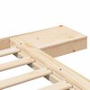 vidaXL Bettgestell Braun 80 x 200 cm Holz