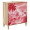 vidaXL Sideboard AACHEN Sonoma 69 x 33 x 75 cm Holzwerkstoff