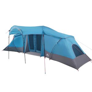 vidaXL Familienzelt mit Dach Blau und Grau 721 x 335 x 212 cm