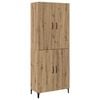 vidaXL Highboard 2 pcs Artisan-Eiche 69,5 x 34 x 180 cm Holzwerkstoff