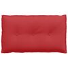 vidaXL R&uuml;ckenkissen Rot 80 x 19 x 50 cm Stoff