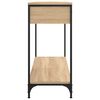 vidaXL Konsolentisch Sonoma-Eiche 100x34,5x75 cm Holzwerkstoff