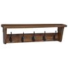 vidaXL Kleiderb&uuml;gel Braun 50 x 10 x 14 cm Massives Mahagoni Holz