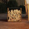 vidaXL Brennholzregal 40x40x40 cm Wetterfester Stahl