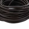 vidaXL Leder Schnur Dunkelbraun &Oslash;4 mm x 50 m Leder