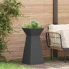 vidaXL S&auml;ulen Pflanzer Schwarz 35 x 35 x 73 cm