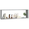 vidaXL Wandregale 2 Stk. Grau Sonoma 80x15x26,5 cm Holzwerkstoff