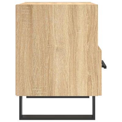 vidaXL Nachttische 2 Stk. Sonoma-Eiche 40x35x47,5 cm Holzwerkstoff