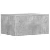 vidaXL Wandtisch Wandmontiert Beton Grau 60 x 45 x 30 cm Holzwerkstoff