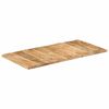 vidaXL Tischplatte Massivholz Mango 25-27 mm 120x60 cm