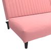 vidaXL Schlafsofa 2-Sitzer Rosa Samt