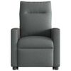 vidaXL Massagesessel mit Aufstehhilfe Dunkelgrau Stoff