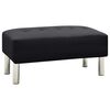 vidaXL Schlafsofa Kunstleder Schwarz