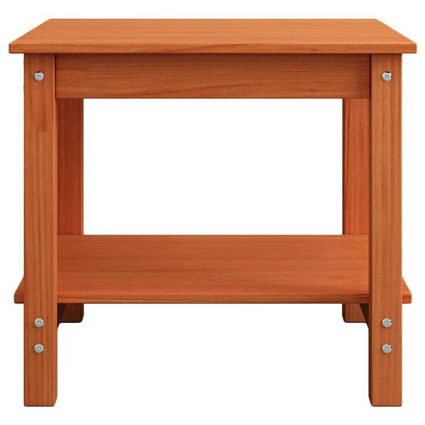 vidaXL Couchtisch Wachsbraun 50 x 50 x 45 cm Massivholz Kiefer