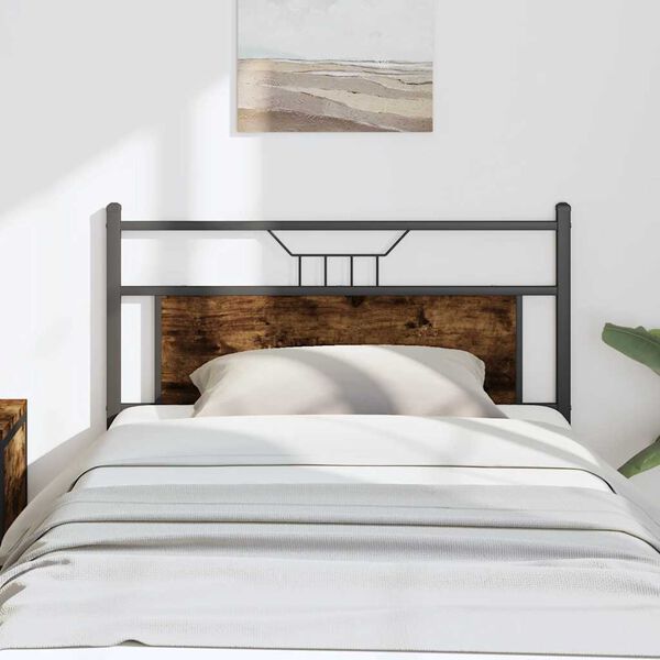 vidaXL Ersatz-Kopfteil R&auml;uchereiche 107 cm Holzwerkstoff und Stahl