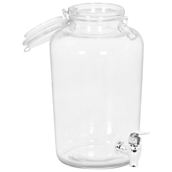 vidaXL Getr&auml;nkespender 2 Stk. 4000 ml Glas