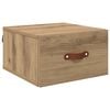 vidaXL Wandmontiertes Nachttischchen 35 x 35 x 20 cm Holzwerkstoff
