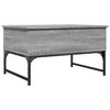 vidaXL Couchtisch Grau Sonoma 70x50x40 cm Holzwerkstoff und Metall
