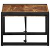 vidaXL Couchtisch 50x50x35 cm Raues Massivholz Mango