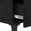 vidaXL Bettschrank Schwarz Eichen-Optik 40 x 35 x 47,5 cm