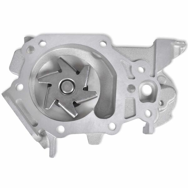 vidaXL Wasserpumpe Silber Metall