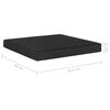 vidaXL Palettenkissen 2 Stk. Schwarz Stoff