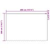 vidaXL Spitzenvorhang mit Vorh&auml;ngen Floral Wei&szlig; 300 x 400 cm Polyester