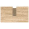 vidaXL Badschrank Sonoma-Eiche 58x33x60 cm Holzwerkstoff