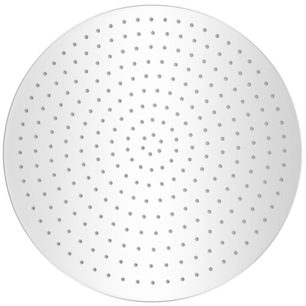 vidaXL Regenbrause Edelstahl 50 cm Rund