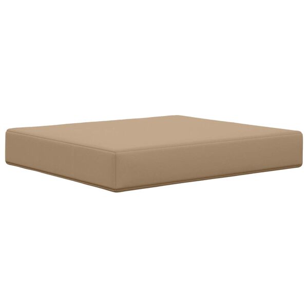 vidaXL Sofakissen f&uuml;r drau&szlig;en 2 pcs Taupe Polyester