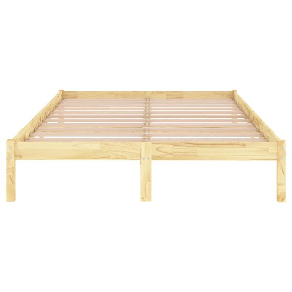 vidaXL Massivholzbett 120x190 cm