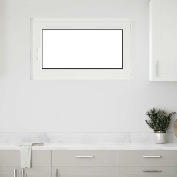 vidaXL Kellerfenster "RISOR" 100x70 cm Drehkipp DIN Rechts Anthrazit