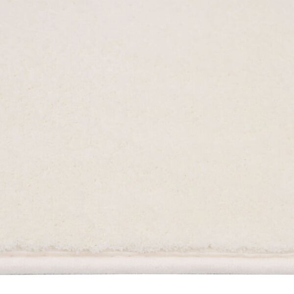 vidaXL Hochflor-Teppich Creme 200x140 cm