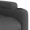 vidaXL Relaxsessel Elektrisch Schwarz Stoff
