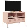 vidaXL TV-Schrank Rosa 68x39x43,5 cm Kaltgewalzter Stahl