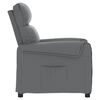 vidaXL Relaxsessel Grau Kunstleder