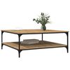 vidaXL Couchtisch Artisan-Eiche 100 x 100 x 40 cm Holzwerkstoff